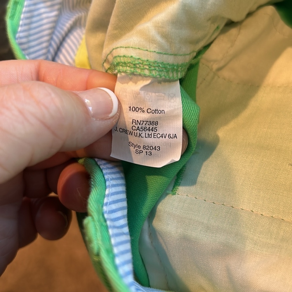 NWOT J. Crew 4” Chino Shorts. Green. Never worn. Classic. Preppy. Tennis prep - Picture 12 of 12